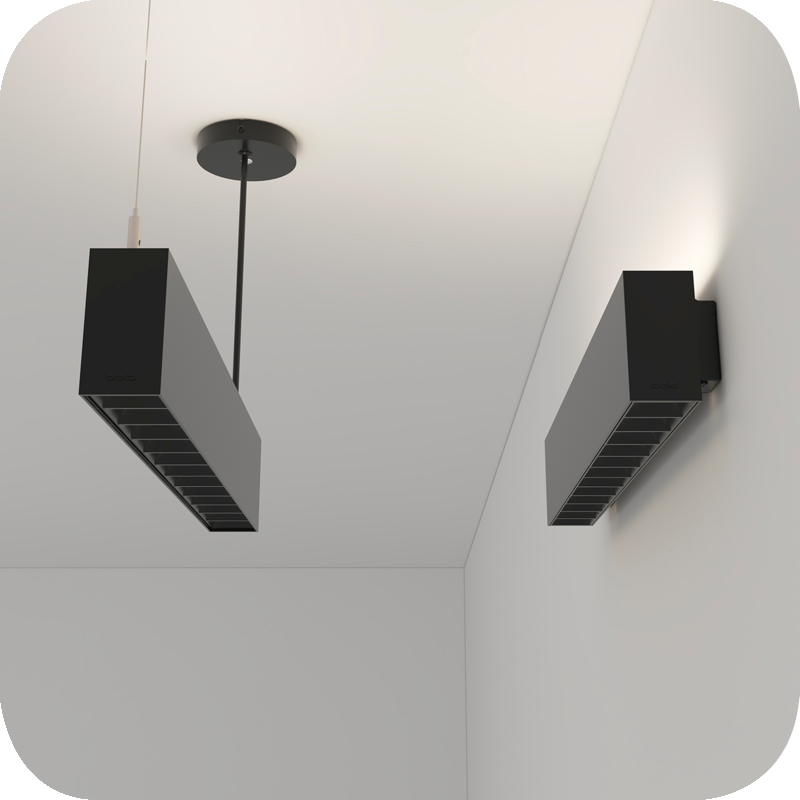 Direct/Indirect Symmetrical Baffles Deep-BISO-W